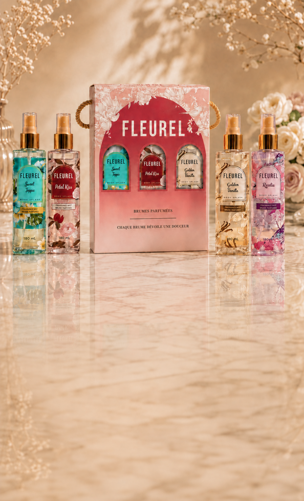 Coffret et brumes parfumées Fleurel