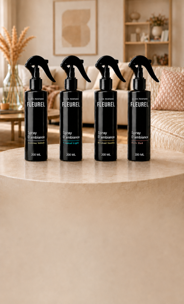 Quatre sprays d’ambiance Fleurel