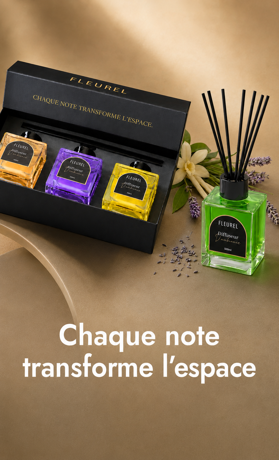 Coffret et diffuseur de parfum Fleurel