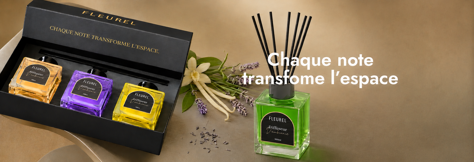 Coffret de diffuseurs de parfum Fleurel